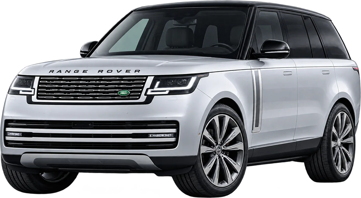 Silver Range Rover